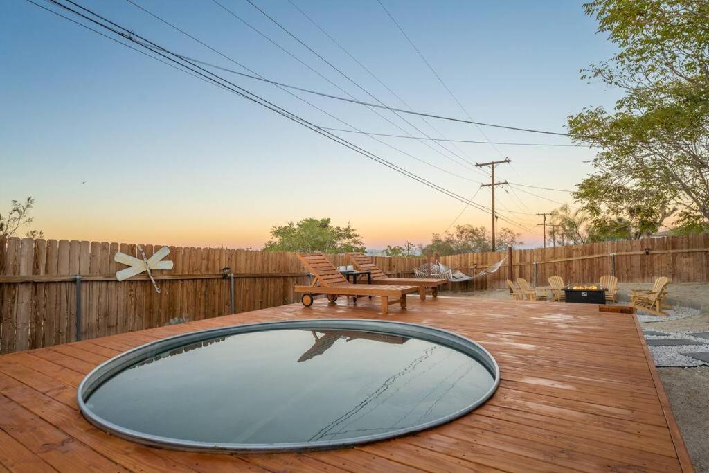 Palm Vista Retreat *Hot Tub/Cowboy Pool/Hammocks* Villa Joshua Tree Exterior photo